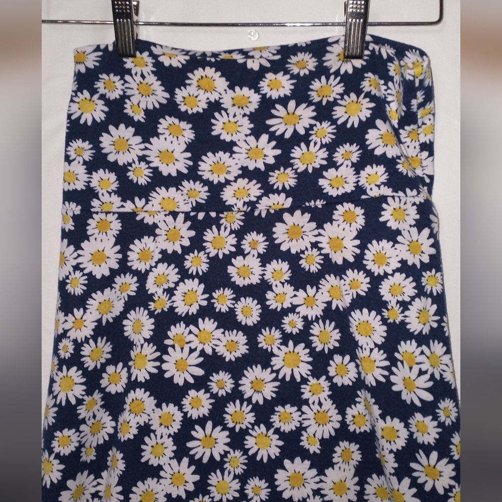 90's Y2K Floral Maxi Skirt Daisy Print Stretchy Promesa Vintage Fairy Small - Picture 4 of 6